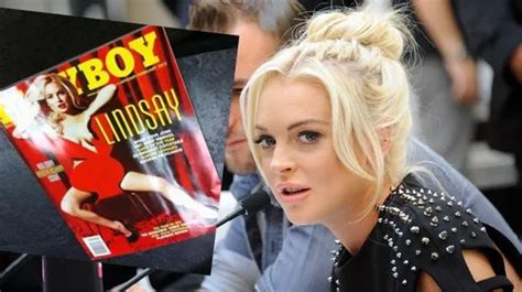 playboy leaked|Lindsay Lohan nude spread for Playboy is leaked